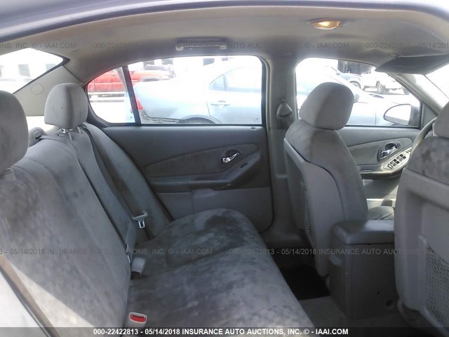 1G1ZT54885F182796 - 2005 CHEVROLET MALIBU LS ვერცხლისფერი ფოტო 8