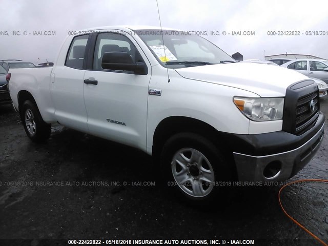 5TFBV54148X066662 - 2008 TOYOTA TUNDRA DOUBLE CAB/DOUBLE CAB SR5 WHITE photo 1