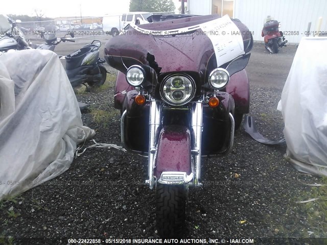 1HD1MAL18FB862056 - 2015 HARLEY-DAVIDSON FLHTCUTG TRI GLIDE ULTRA BURGUNDY photo 5