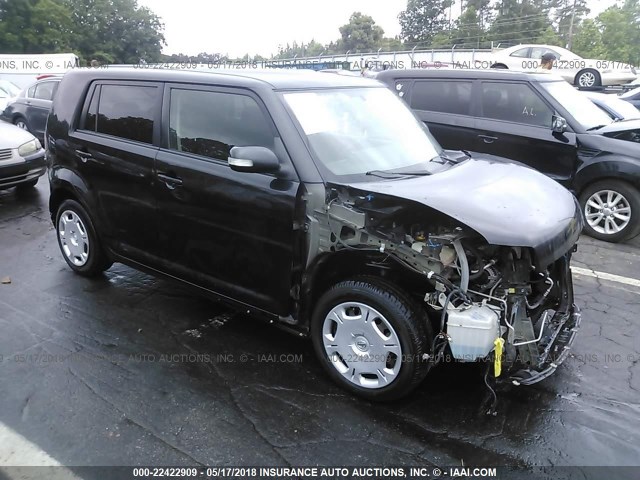 JTLKE50E881039299 - 2008 TOYOTA SCION XB BLACK photo 1