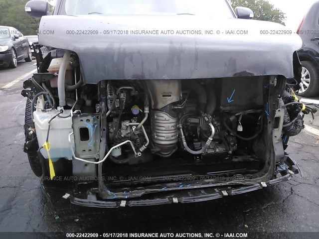 JTLKE50E881039299 - 2008 TOYOTA SCION XB BLACK photo 6