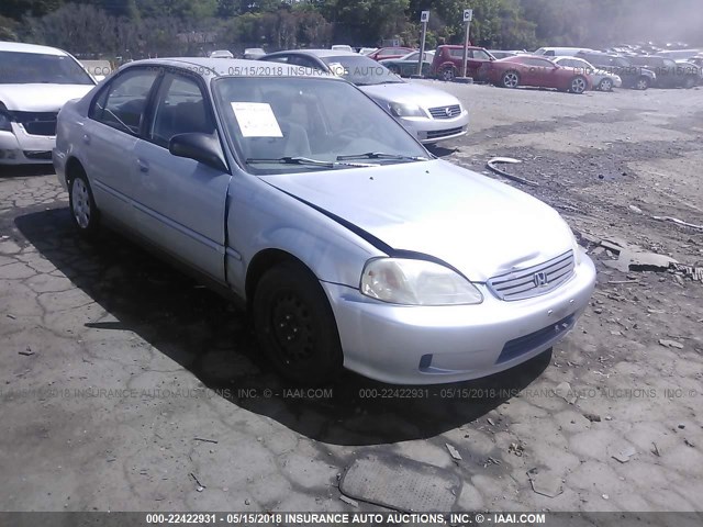 2HGEJ6610YH544187 - 2000 HONDA CIVIC SE SILVER photo 1