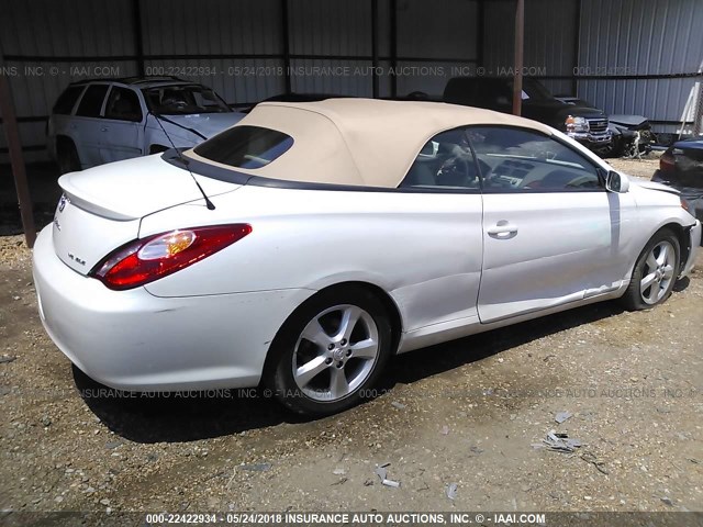 4T1FA38P16U084949 - 2006 TOYOTA CAMRY SOLARA SE/SLE თეთრი ფოტო 4