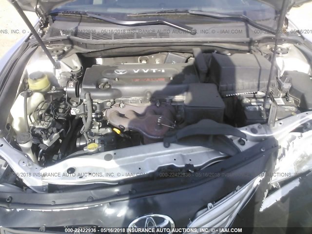 4T4BE46K38R033235 - 2008 TOYOTA CAMRY CE/LE/XLE/SE SILVER photo 10