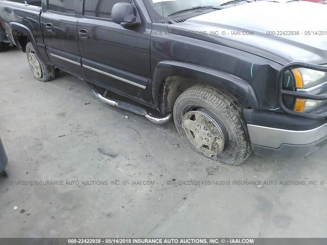 2GCEK13T941340544 - 2004 CHEVROLET SILVERADO K1500 GRAY photo 6