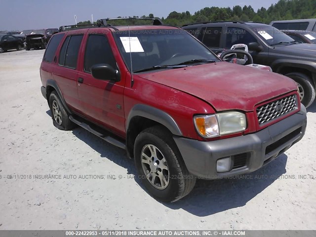 JN8AR07S3XW363695 - 1999 NISSAN PATHFINDER LE/SE/XE RED photo 1