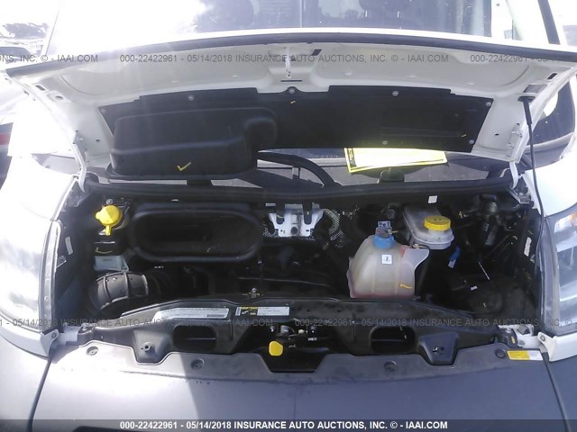 3C6TRVAG6HE524002 - 2017 RAM PROMASTER 1500 1500 STANDARD WHITE photo 10