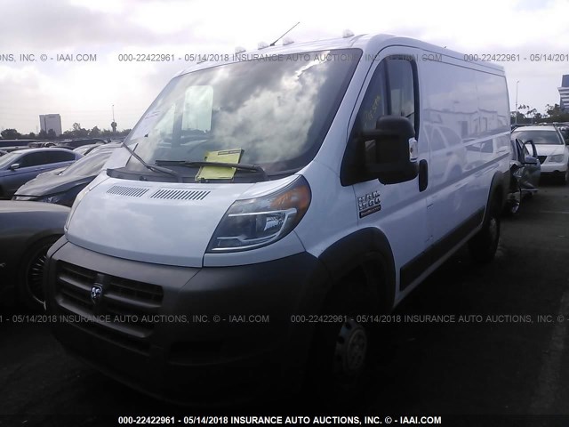 3C6TRVAG6HE524002 - 2017 RAM PROMASTER 1500 1500 STANDARD WHITE photo 2