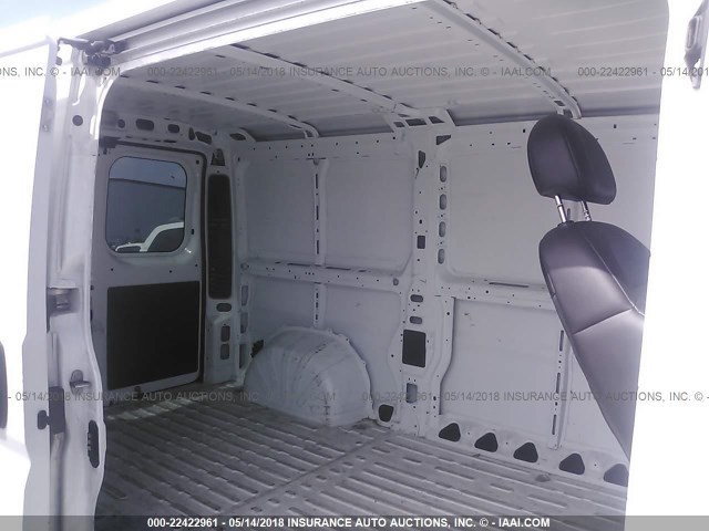 3C6TRVAG6HE524002 - 2017 RAM PROMASTER 1500 1500 STANDARD WHITE photo 8