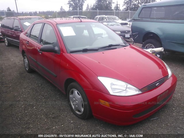 1FAFP33P82W238488 - 2002 FORD FOCUS LX RED photo 1
