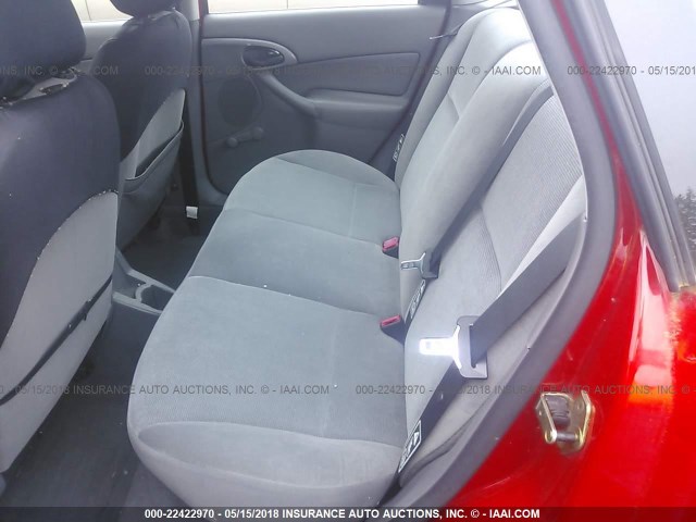 1FAFP33P82W238488 - 2002 FORD FOCUS LX RED photo 8