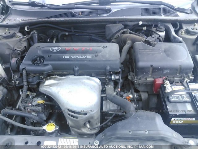 4T1BE32K65U594504 - 2005 TOYOTA CAMRY LE/XLE/SE ნაცრისფერი ფოტო 10