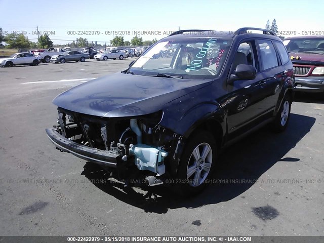 JF2SH6BCXAH770836 - 2010 SUBARU FORESTER XS Boz foto 2
