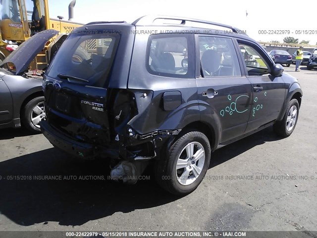JF2SH6BCXAH770836 - 2010 SUBARU FORESTER XS Boz foto 4