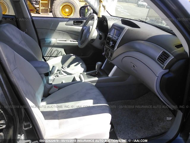 JF2SH6BCXAH770836 - 2010 SUBARU FORESTER XS Boz foto 5
