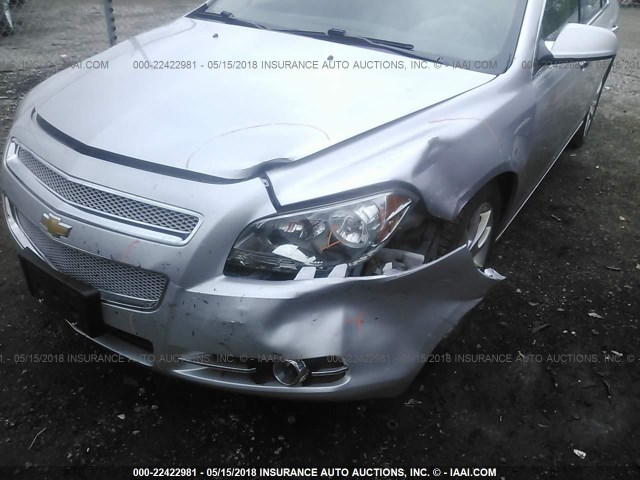 1G1ZE5E0XCF252170 - 2012 CHEVROLET MALIBU LTZ 银色 照片 6