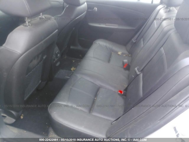 1G1ZE5E0XCF252170 - 2012 CHEVROLET MALIBU LTZ 银色 照片 8