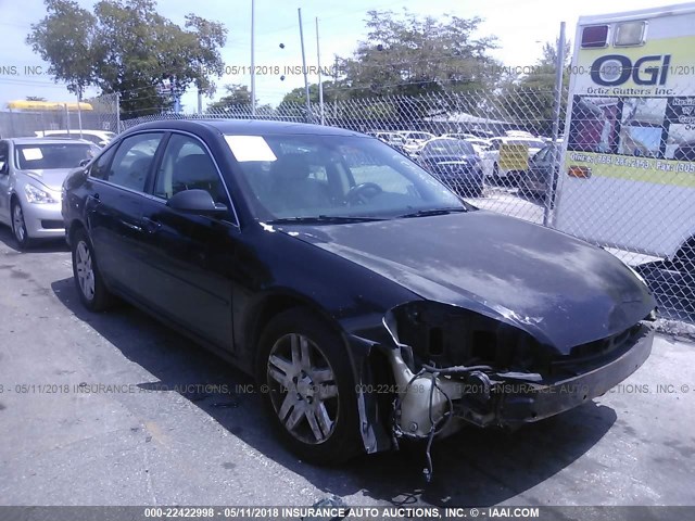 2G1WU581269237623 - 2006 CHEVROLET IMPALA LTZ BLACK photo 1