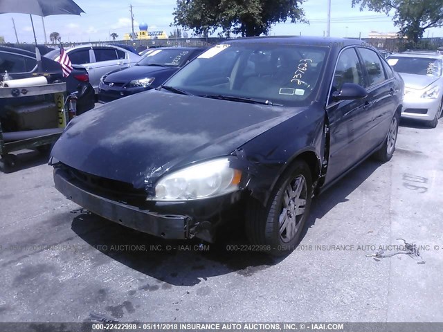 2G1WU581269237623 - 2006 CHEVROLET IMPALA LTZ BLACK photo 2