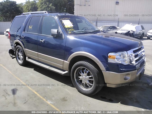 1FMJU1H55CEF44768 - 2012 FORD EXPEDITION XLT/KING RANCH BLUE photo 1