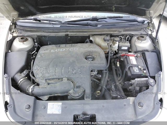 1G1ZG57B09F135215 - 2009 CHEVROLET MALIBU LS 金色 照片 10