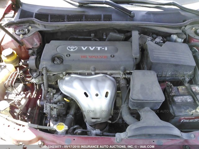 4T1BE46K59U292904 - 2009 TOYOTA CAMRY SE/LE/XLE 红色 照片 10