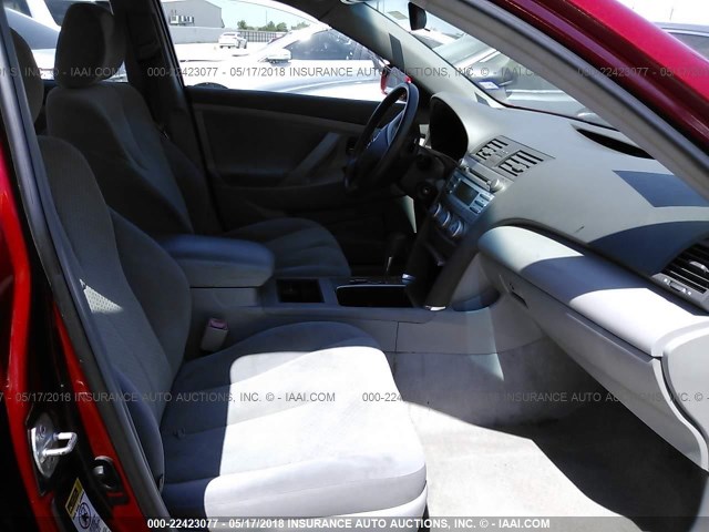 4T1BE46K59U292904 - 2009 TOYOTA CAMRY SE/LE/XLE 红色 照片 5