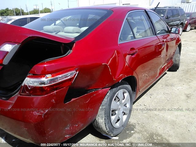 4T1BE46K59U292904 - 2009 TOYOTA CAMRY SE/LE/XLE 红色 照片 6