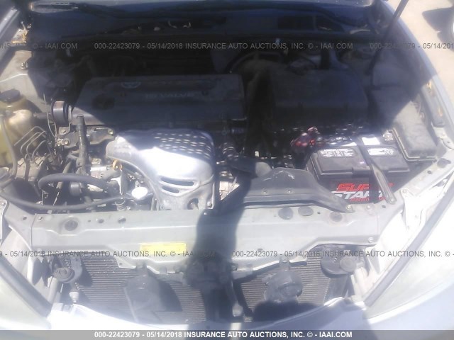 JTDBE30K930195338 - 2003 TOYOTA CAMRY LE/XLE SILVER photo 10