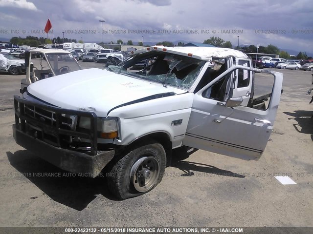 1FTJW36F8VEB15228 - 1997 FORD F350 WHITE photo 2