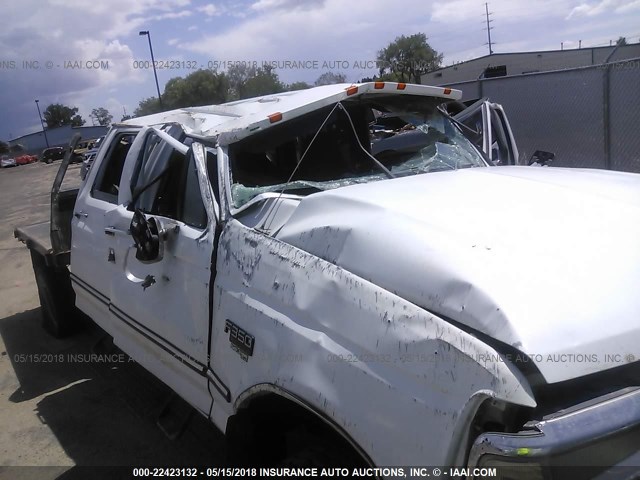 1FTJW36F8VEB15228 - 1997 FORD F350 WHITE photo 6