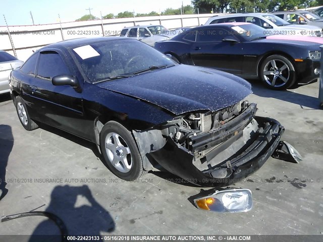 1G1JF12F637325024 - 2003 CHEVROLET CAVALIER LS BLACK photo 1