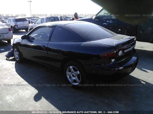 1G1JF12F637325024 - 2003 CHEVROLET CAVALIER LS BLACK photo 3