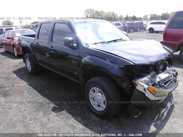 1GTDT13E578243398 - 2007 GMC CANYON BLACK photo 1