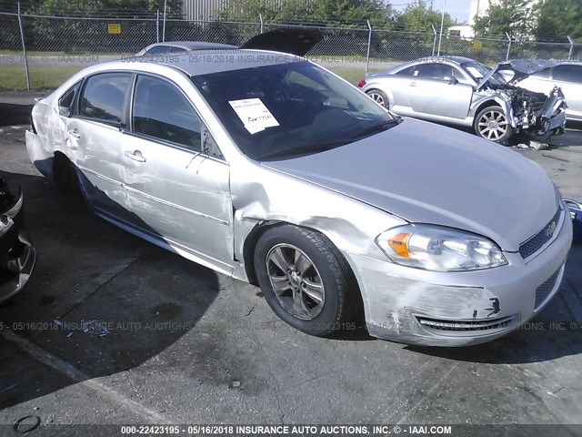 2G1WA5E36F1167072 - 2015 CHEVROLET IMPALA LIMITED LS SILVER photo 1