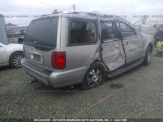 5LMFU28A2YLJ42991 - 2000 LINCOLN NAVIGATOR TAN photo 4