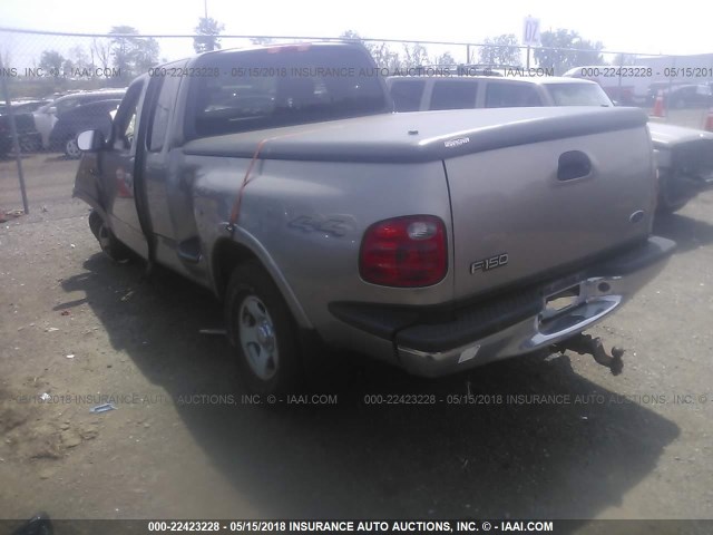 1FTRX08L83KB62078 - 2003 FORD F150 TAN photo 3