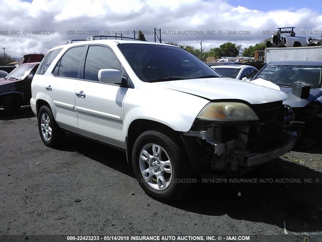 2HNYD18865H557922 - 2005 ACURA MDX TOURING WHITE photo 1