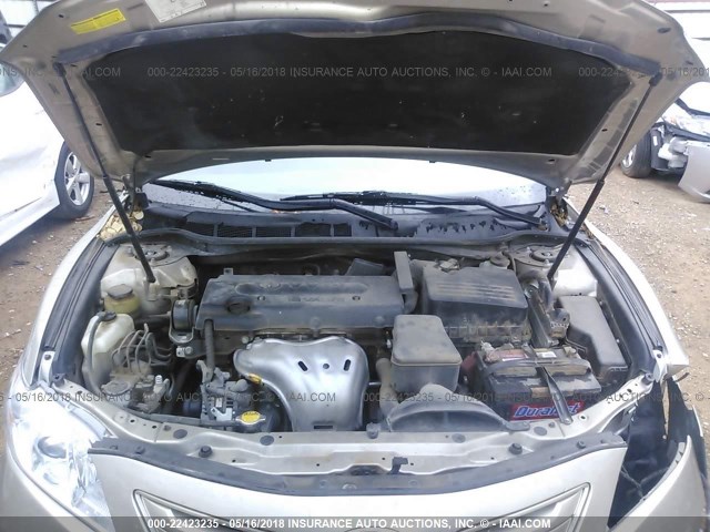 4T1BE46K49U316996 - 2009 TOYOTA CAMRY SE/LE/XLE BEIGE photo 10