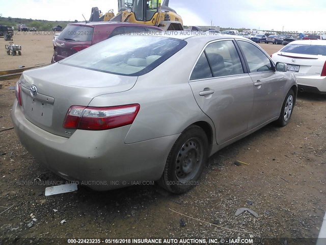 4T1BE46K49U316996 - 2009 TOYOTA CAMRY SE/LE/XLE BEIGE photo 4