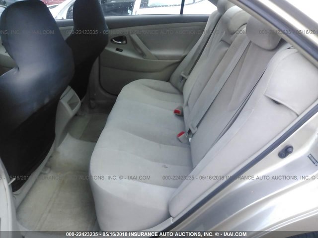4T1BE46K49U316996 - 2009 TOYOTA CAMRY SE/LE/XLE BEIGE photo 8