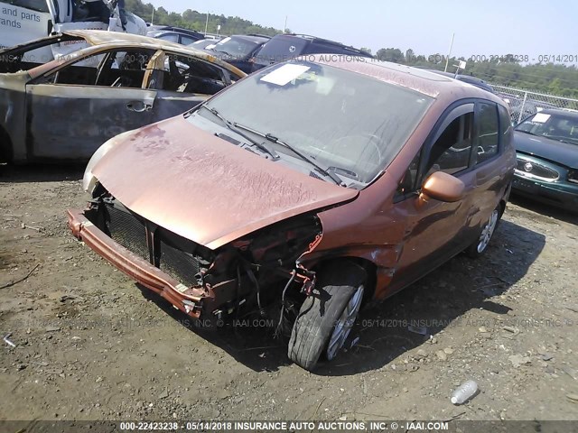JHMGD38657S033750 - 2007 HONDA FIT S 橙色 照片 2
