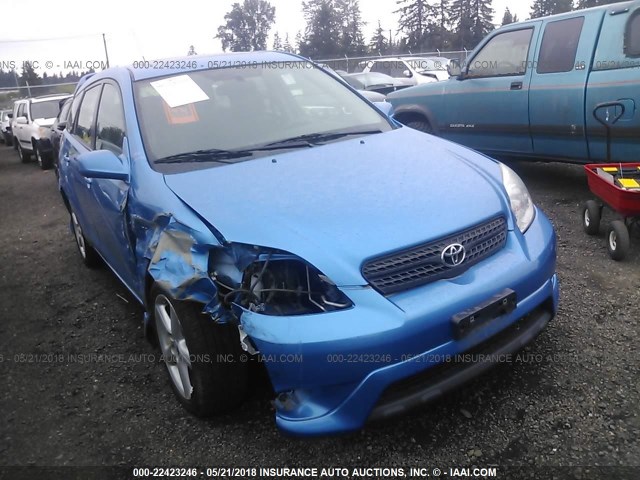 2T1KR30E87C648066 - 2007 TOYOTA COROLLA MATRIX XR BLUE photo 1