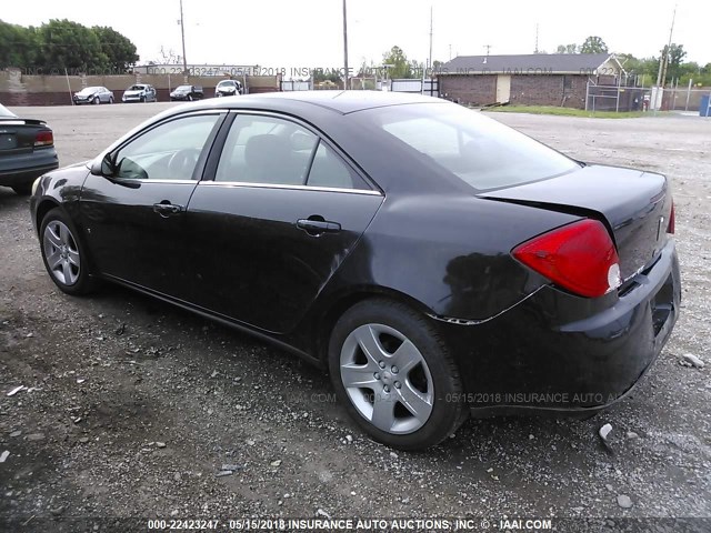 1G2ZG57B594130227 - 2009 PONTIAC G6 BLACK photo 3