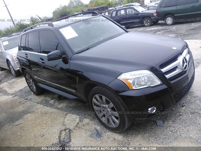 WDCGG8HB7AF322089 - 2010 MERCEDES-BENZ GLK 350 4MATIC BLACK photo 1