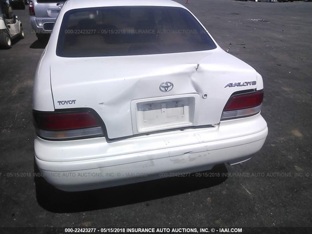 4T1BF12B0TU083448 - 1996 TOYOTA AVALON XL/XLS WHITE photo 6