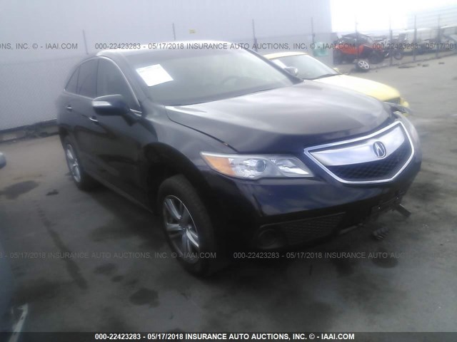 5J8TB3H32FL010027 - 2015 ACURA RDX BLACK photo 1