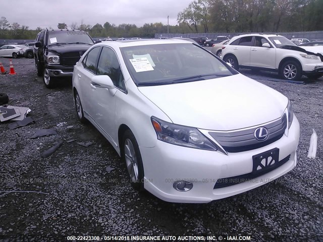 JTHBB1BA4B2045009 - 2011 LEXUS HS 250H WHITE photo 1