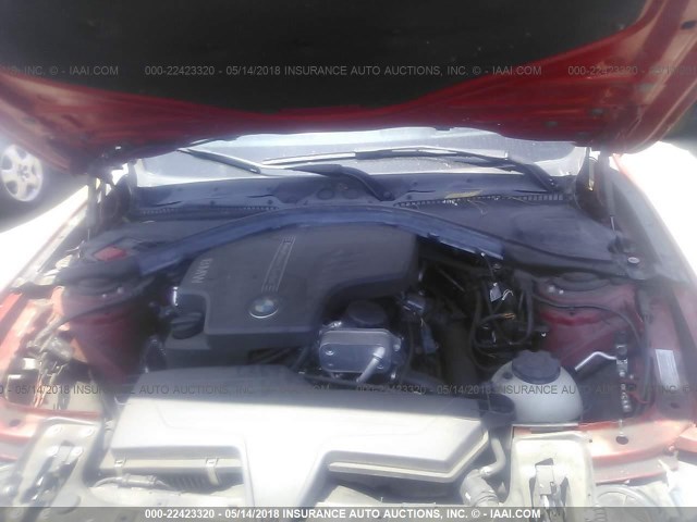 WBA3C1C5XDF437506 - 2013 BMW 328 I SULEV RED photo 10