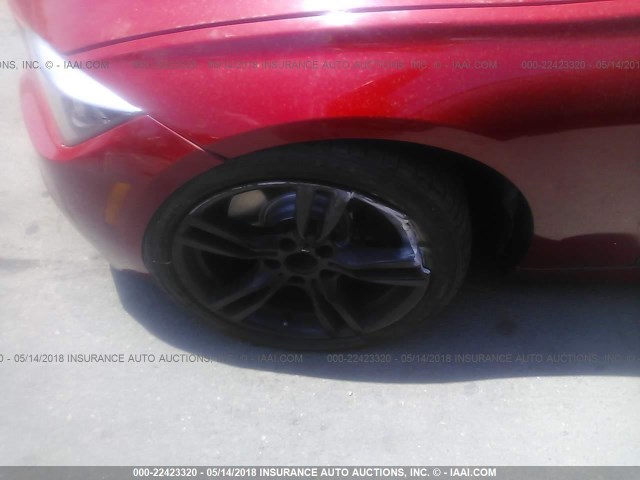 WBA3C1C5XDF437506 - 2013 BMW 328 I SULEV RED photo 6